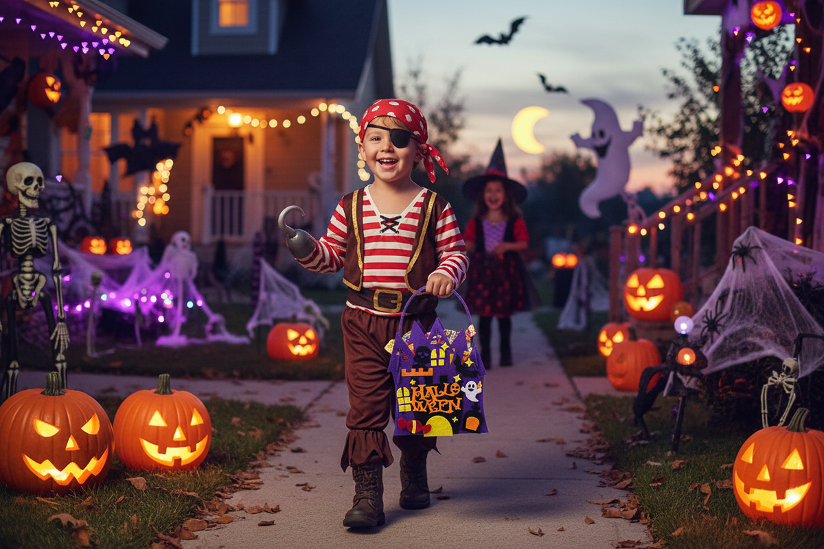 Vilt Knutselset Halloween Tas Pompoen Decoratie Kinderen Creatief Doe-het-zelf Handwerk Feest Activiteit | Sansoti