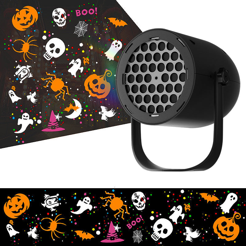 USB LED projector with Rotating Patterns for Party Lighting Halloween Christmas Snowflake Ambient Lighting | Sansoti