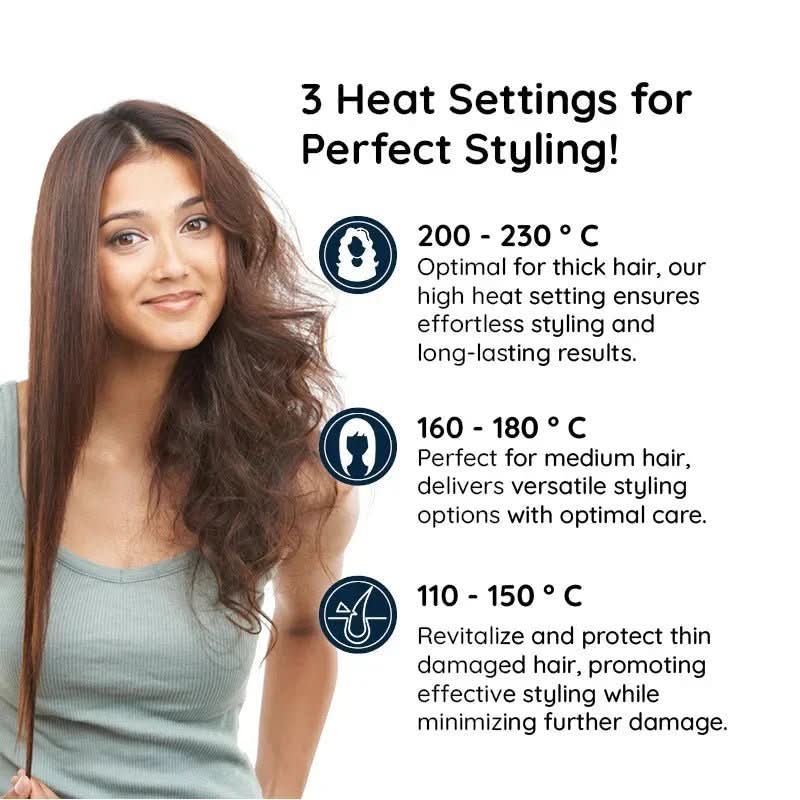 2-in-1 Roterende Haarstyler Borstel voor Volume en Glans – Professioneel Stylen Thuis | Sansoti