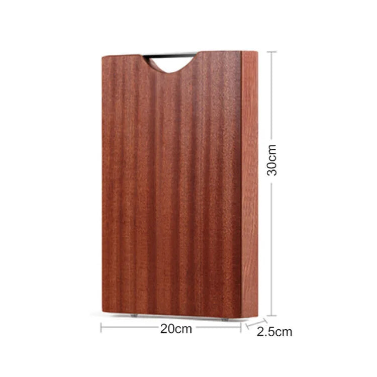 Planche à découper en bois rectangulaire antibactérienne et antifongique, en ébène, planche de cuisine, bloc de boucher professionnel | Sansoti
