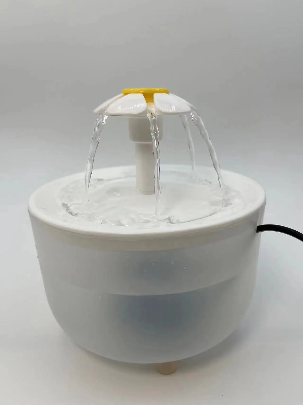 Elektrische Drinkfontein Kat 1,2L Stille Waterstroompomp USB Oplaadbaar Met Filter Huisdier Waterbak | Sansoti