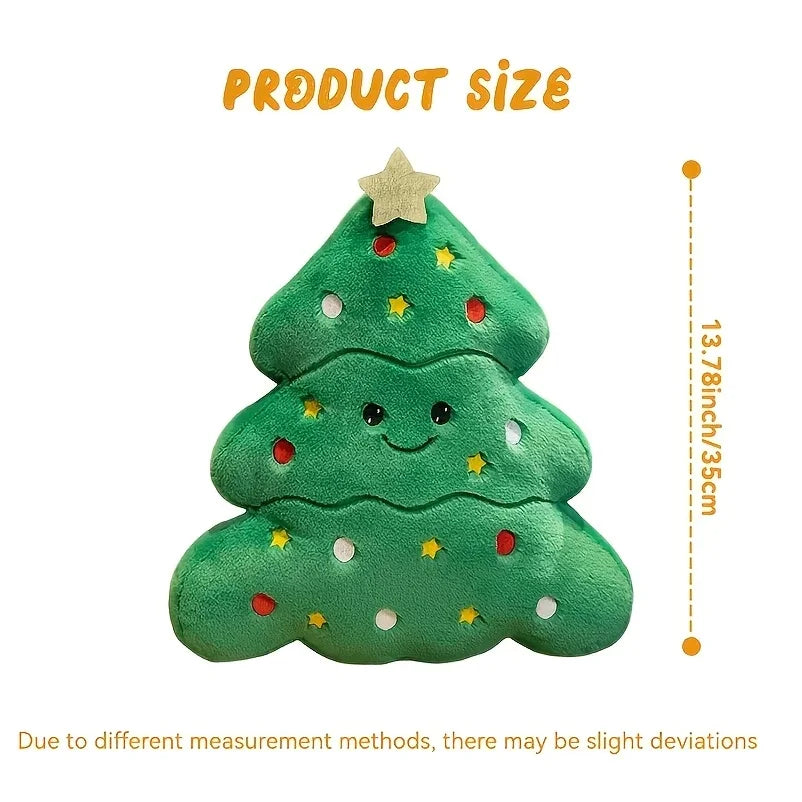 Christmas Plush Cushion - Decorative Holiday Pillow 45x45cm for Living Room Bedroom Sofa Décor | Sansoti