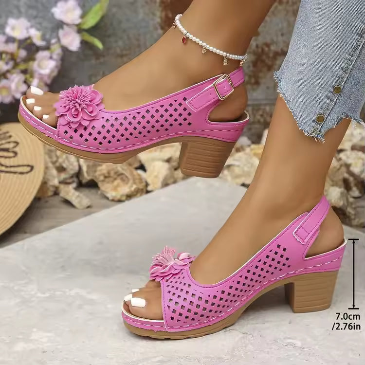 Retro Instappers Slip-on Dames – Comfortabele Hakken Klassiek Design PU Leer Rubber Zool Europese Stijl Dagelijks Gebruik | Sansoti