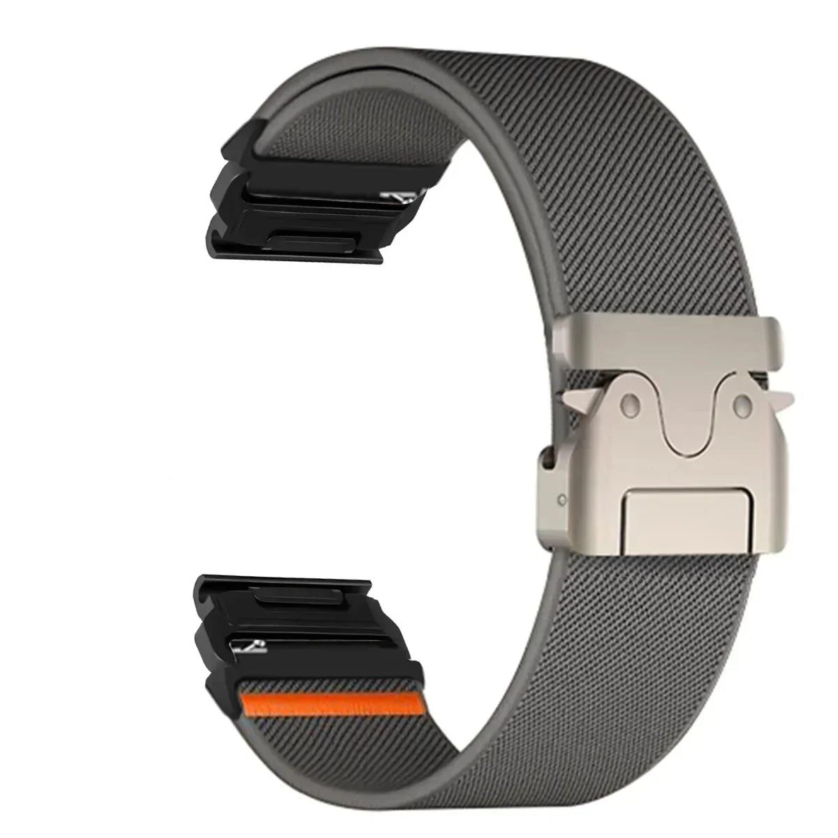Nylon-Smartwatch-Armband 22–26 mm im Militärdesign, verstellbar, unisex, sportlich, universell kompatibel | Sansoti