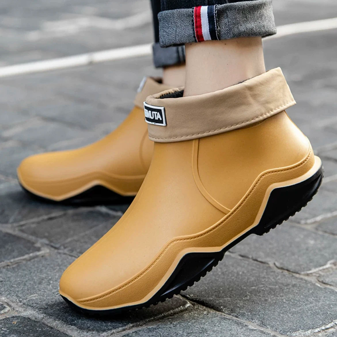 Waterdichte Enkellaarzen PVC Unisex Antislip Regenbescherming Keuken Tuin Outdoor Vier Seizoenen Comfort | Sansoti