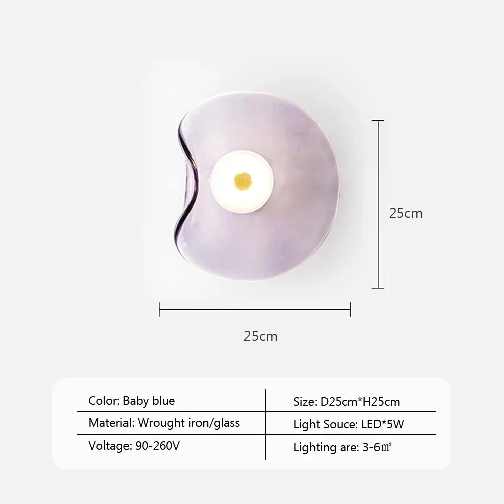 Glazen Wandlamp met LED-verlichting – Modern Design voor Interieur | Sansoti