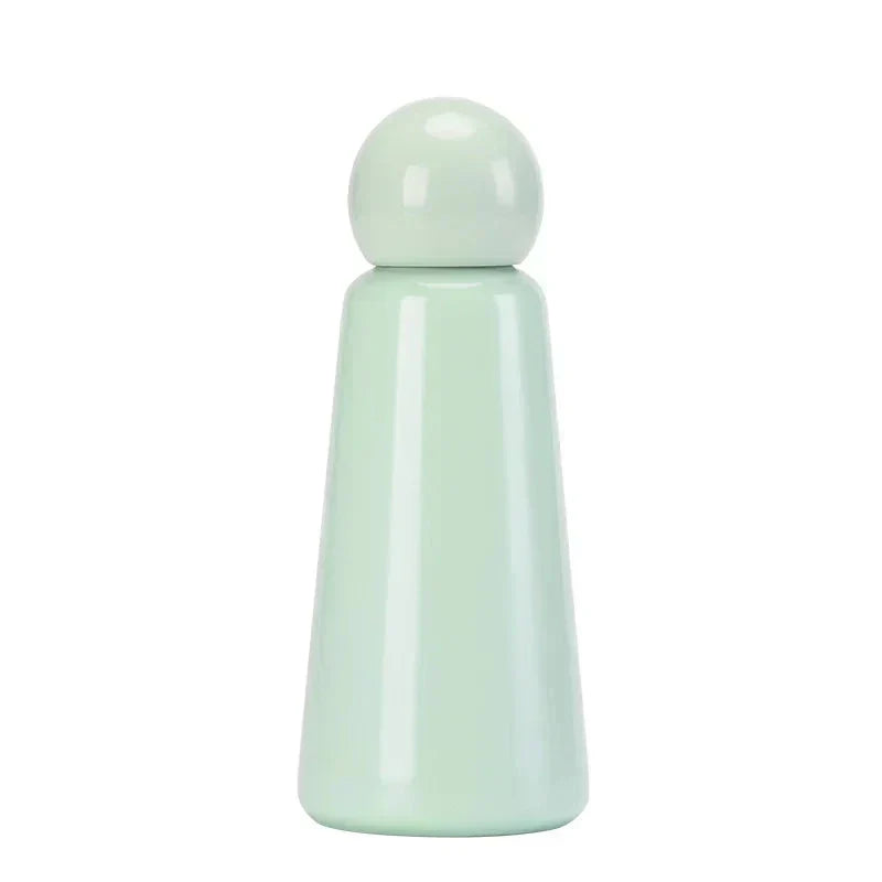 Zweifarbige Edelstahl-Thermosflasche 500ml Isolierflasche Warmhalte-Wasserflasche Sport-Trinkflasche Auslaufsicher Doppelwandig | Sansoti