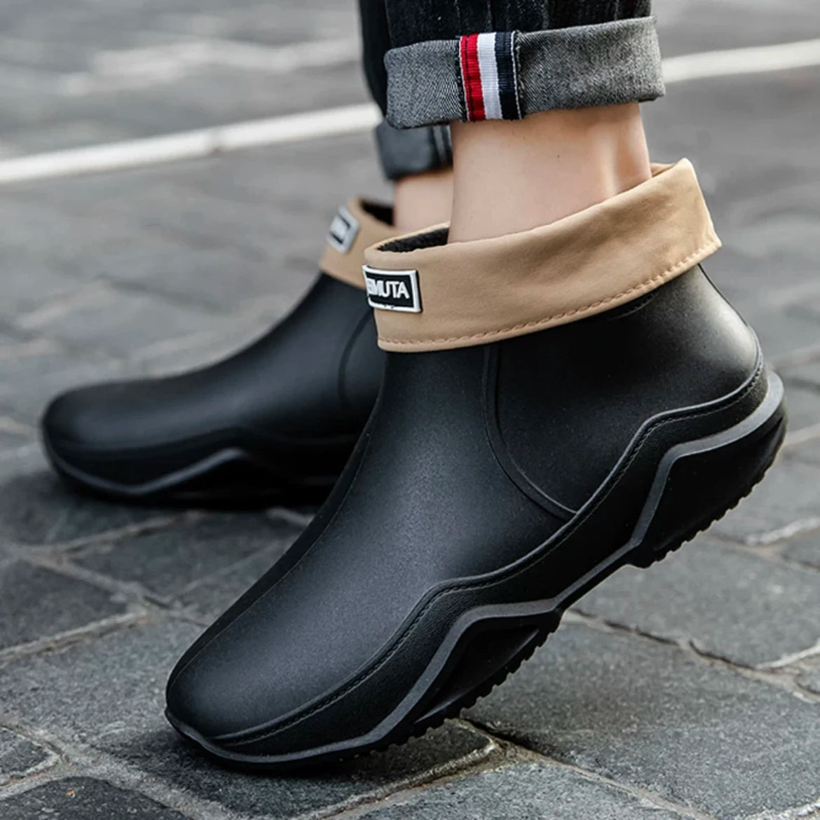 Waterdichte Enkellaarzen PVC Unisex Antislip Regenbescherming Keuken Tuin Outdoor Vier Seizoenen Comfort | Sansoti