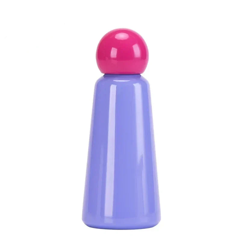 Zweifarbige Edelstahl-Thermosflasche 500ml Isolierflasche Warmhalte-Wasserflasche Sport-Trinkflasche Auslaufsicher Doppelwandig | Sansoti