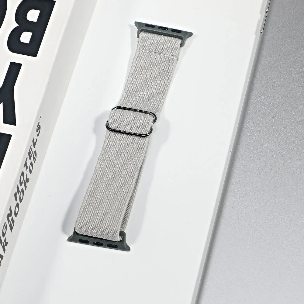 Bracelet sport en nylon pour smartwatch, respirant et réglable, bracelet de montre élégant et confortable pour une utilisation quotidienne | Sansoti