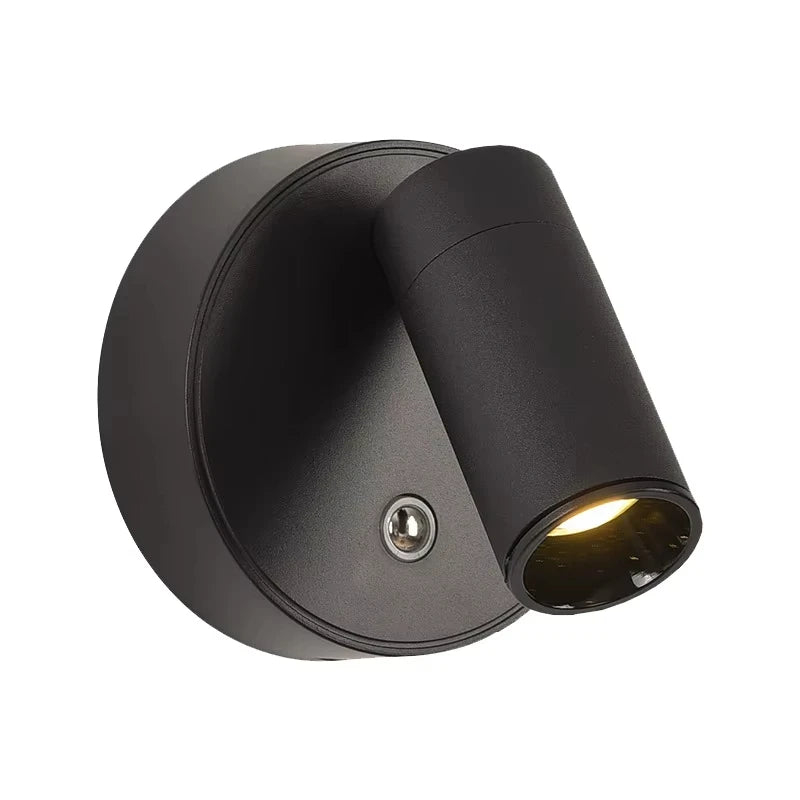 Wiederaufladbarer LED-Wandspot mit Magnet, Touch-Dimmfunktion und 360°-Drehung, Leselampe für Schlafzimmer und Nachtbeleuchtung | Sansoti