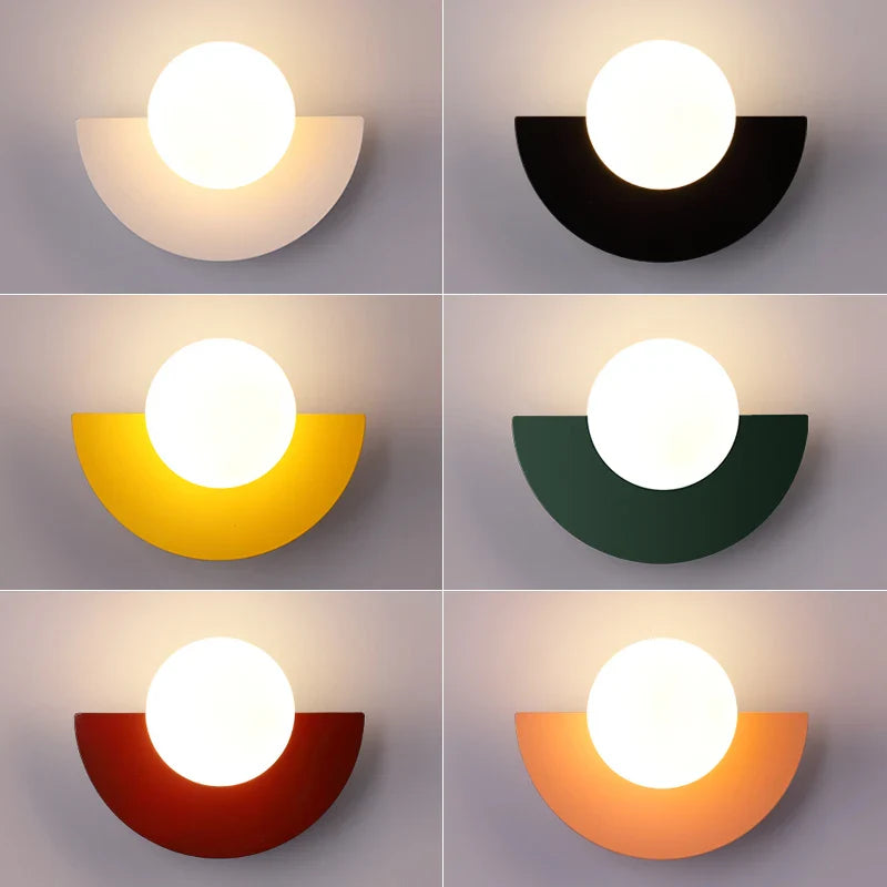 Moderne LED Wandlamp met Geometrisch Design voor Woonkamer & Slaapkamer | Sansoti