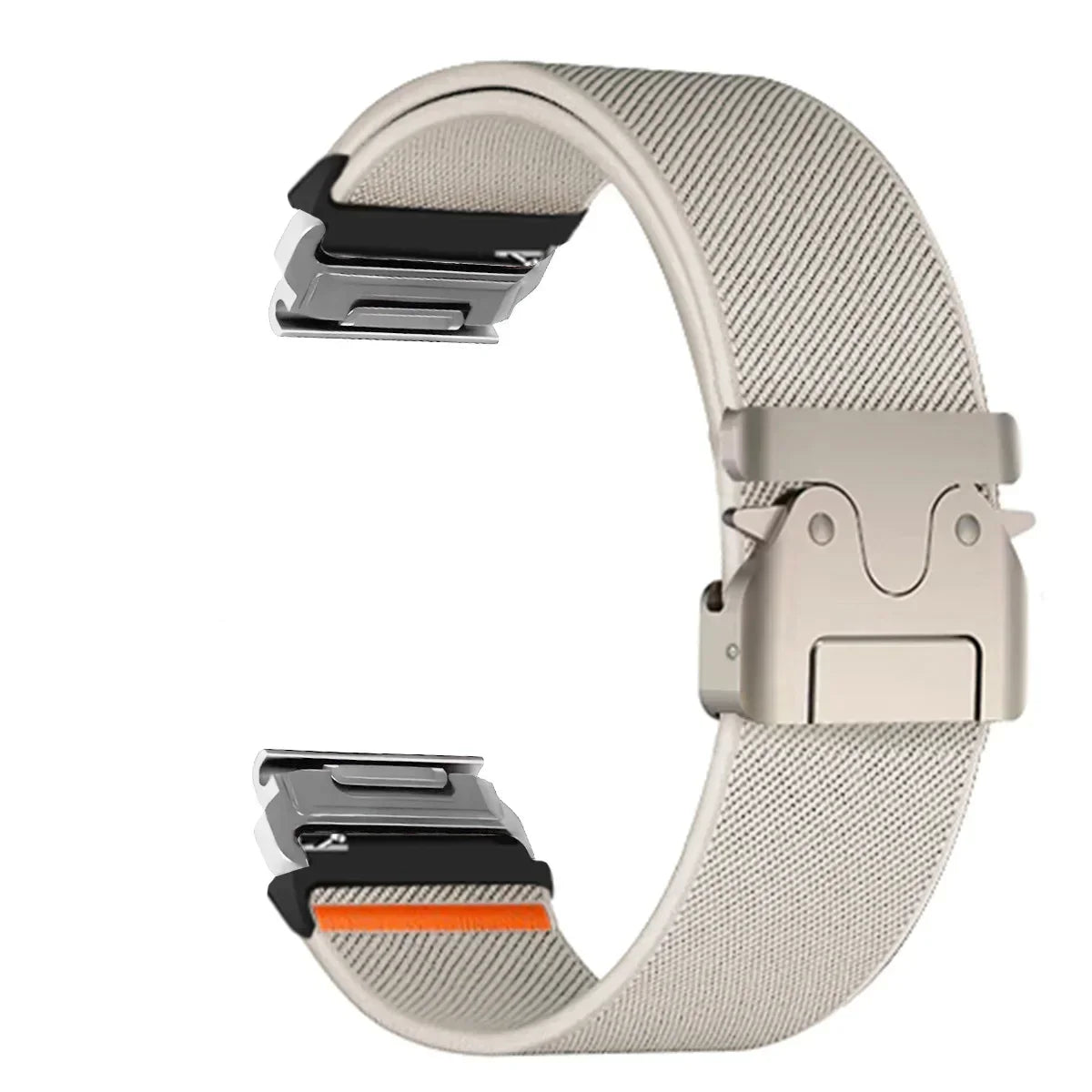 Nylon-Smartwatch-Armband 22–26 mm im Militärdesign, verstellbar, unisex, sportlich, universell kompatibel | Sansoti