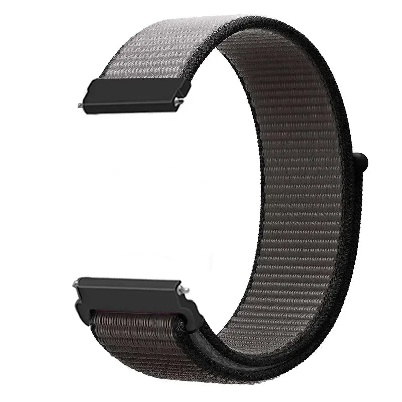 Verstellbares Nylon-Sportarmband für Smartwatches, 20 mm, 22 mm, atmungsaktives Armband, Sportuhr, leicht, Fitness | Sansoti
