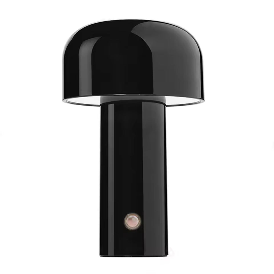 Pilz-Tischleuchte, LED, wiederaufladbar, Touch-Dimmung, Stimmungsleuchte, modernes Design, dekorative Beleuchtung, kabellos | Sansoti