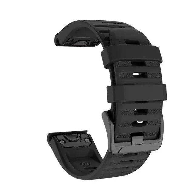 Silicone Watchband QuickFit System Breathable Adjustable 22mm 26mm Sports Watch Smartwatch Wristband | Sansoti