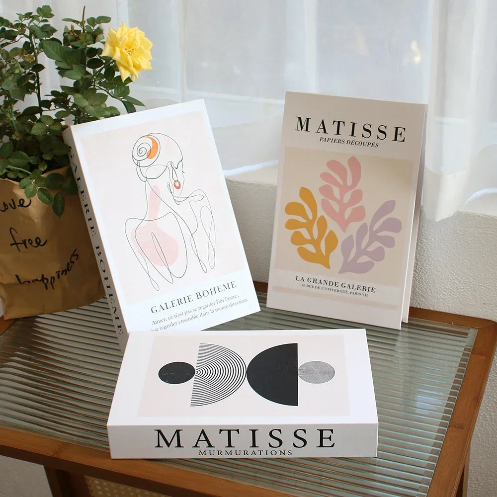 Décoration table basse Ensemble de 3 livres Design pliable Table basse style | Restfield