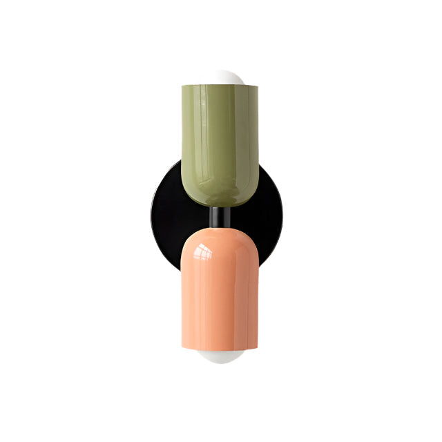 Wandlamp Dubbel Verstelbaar LED Crème Roze Groen Scandinavisch Design Woonkamer Slaapkamer Leeslamp Sfeerverlichting | Sansoti