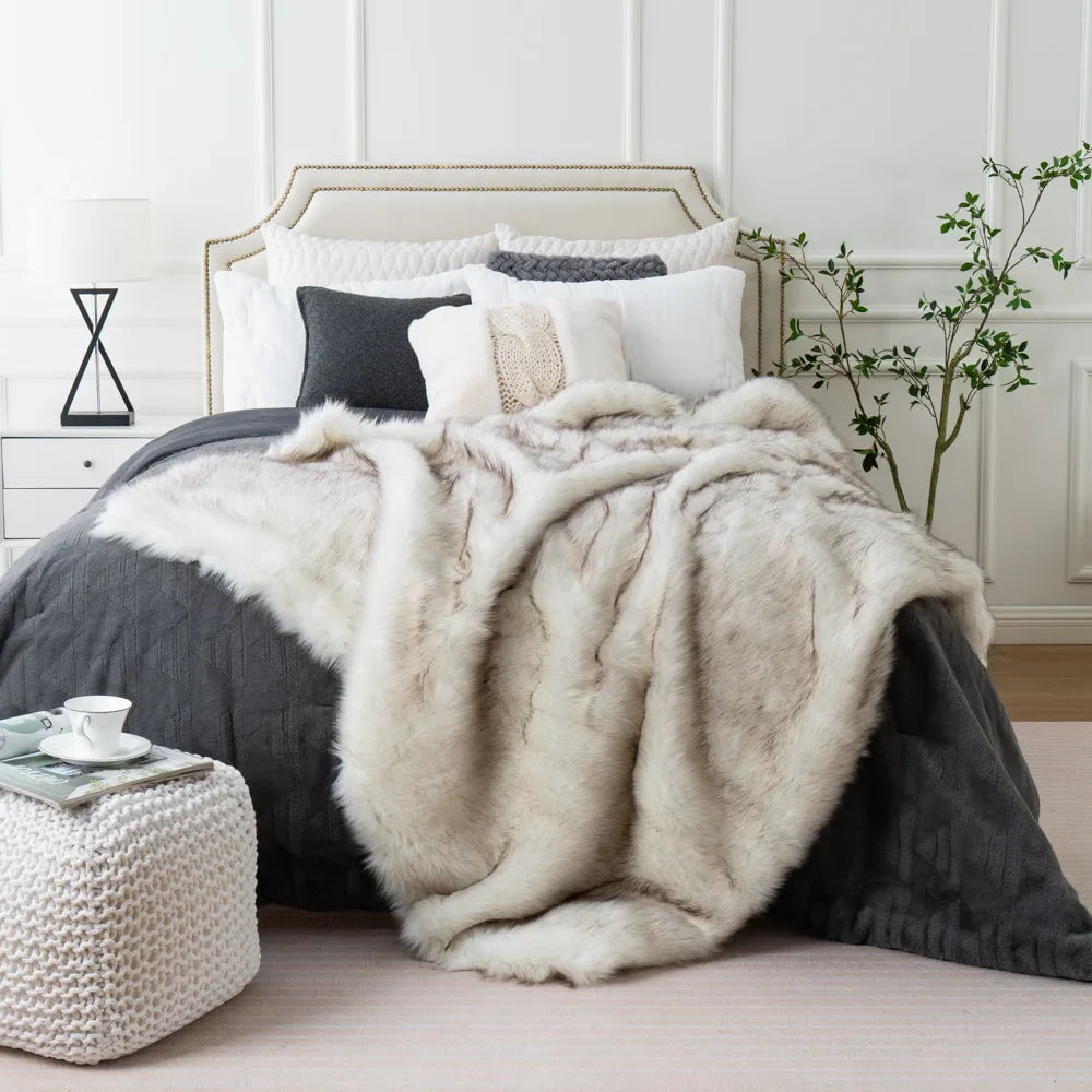 Luxe Nepbont Plaid - Zacht & Warm Sierkleed voor Bank of Bed | Sansoti