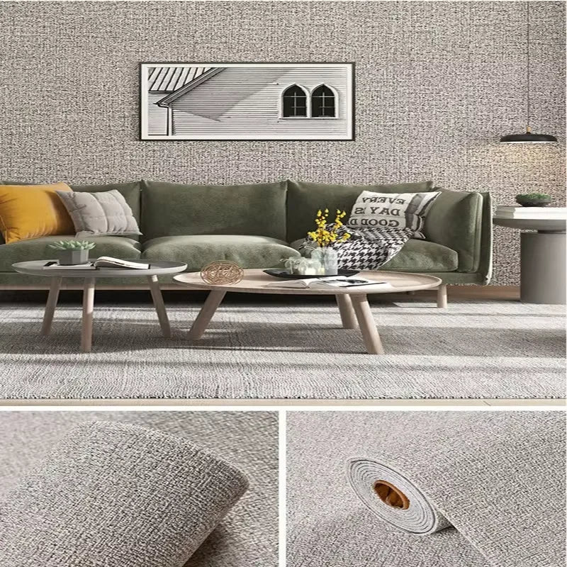 Zelfklevend Behang Linnen 3D 50cm Diatoom Wandpaneel Woonkamer Slaapkamer Muurdecoratie Zelfklevend Schuim Wandbekleding Rol | Sansoti