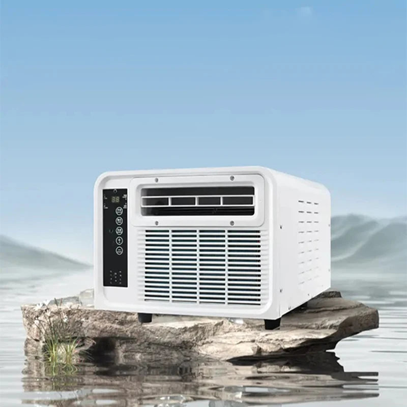 Draagbare Dual-mode Airconditioner met Koel- en Verwarmingsfunctie 1300W | Mobiele Klimaatregeling voor Binnen en Buiten | Sansoti