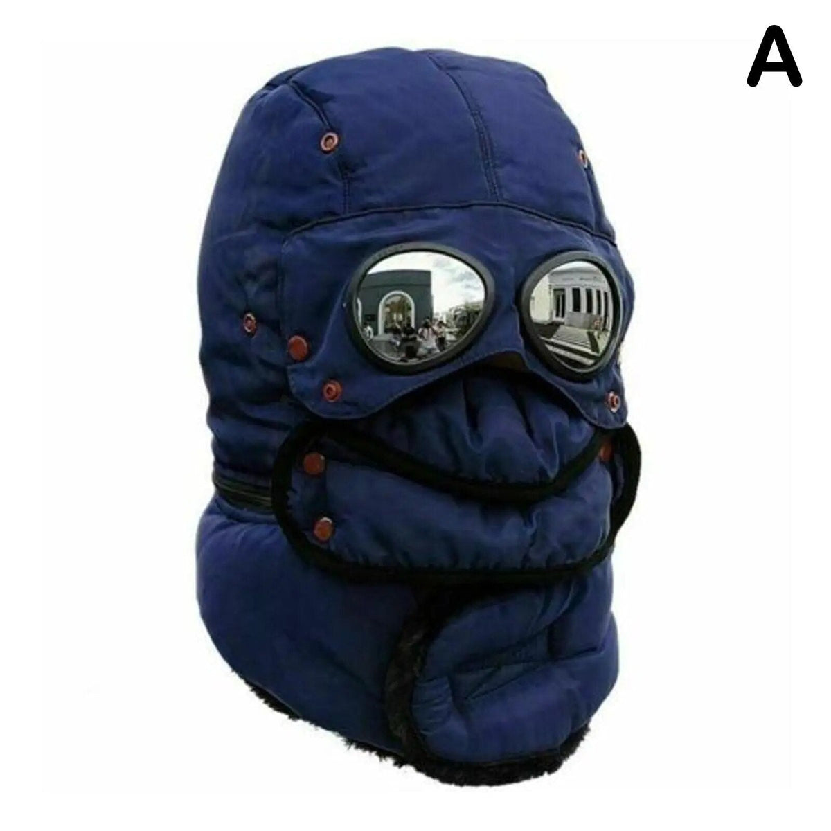 Bonnet thermique coupe-vent avec protection du visage, couvre-chef d’hiver pour activités en plein air, ski, snowboard et sport | Sansoti