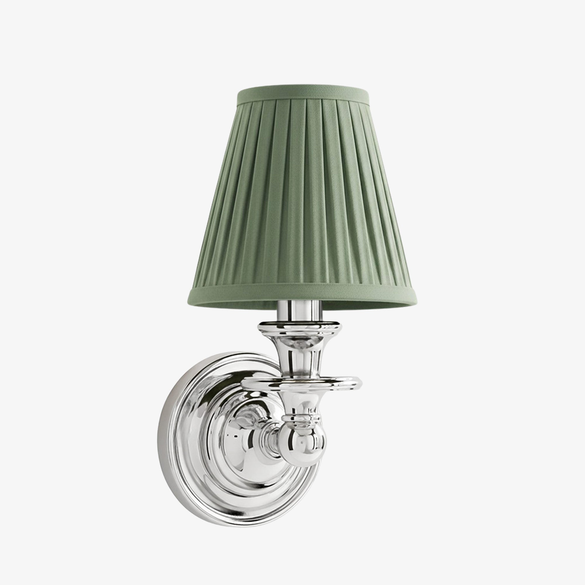 Wandlamp met stoffen kap en zwanenhalsarm – smeedijzeren armatuur met verstelbare leeslamp | Sansoti