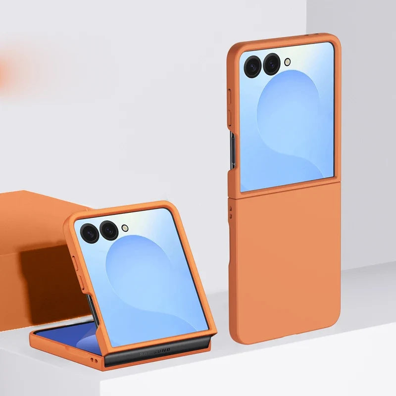 Étui rigide antichocs pour smartphone pliable Bleu Vert Rose Beige Protection Chargement sans fil | Sansoti