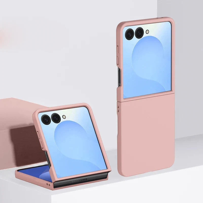 Étui rigide antichocs pour smartphone pliable Bleu Vert Rose Beige Protection Chargement sans fil | Sansoti