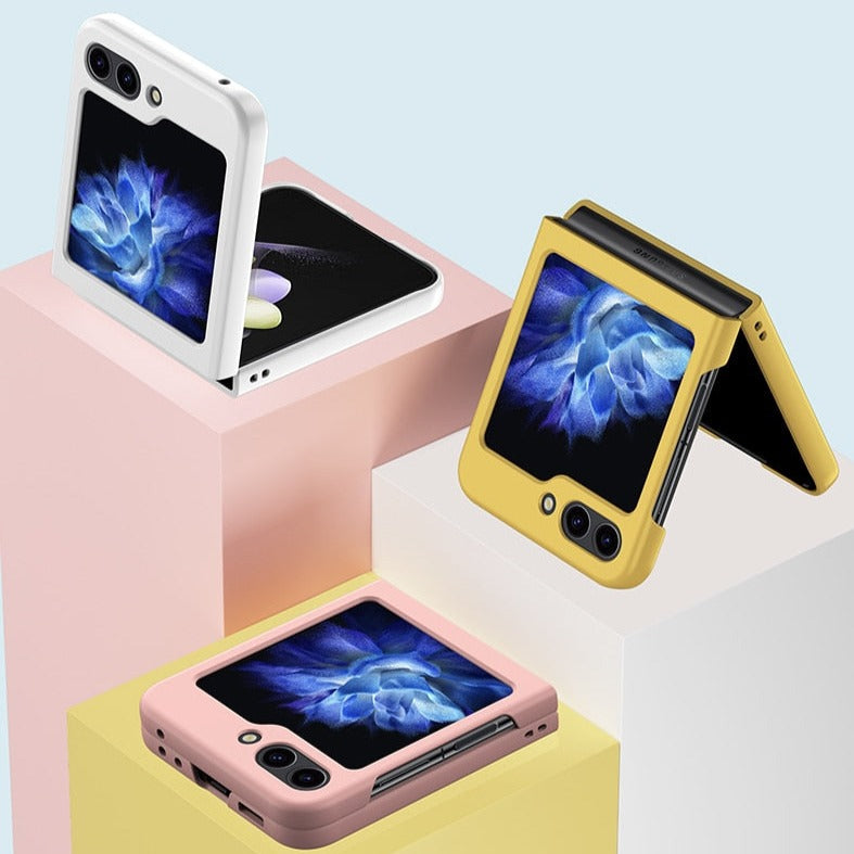 Étui rigide antichocs pour smartphone pliable Bleu Vert Rose Beige Protection Chargement sans fil | Sansoti