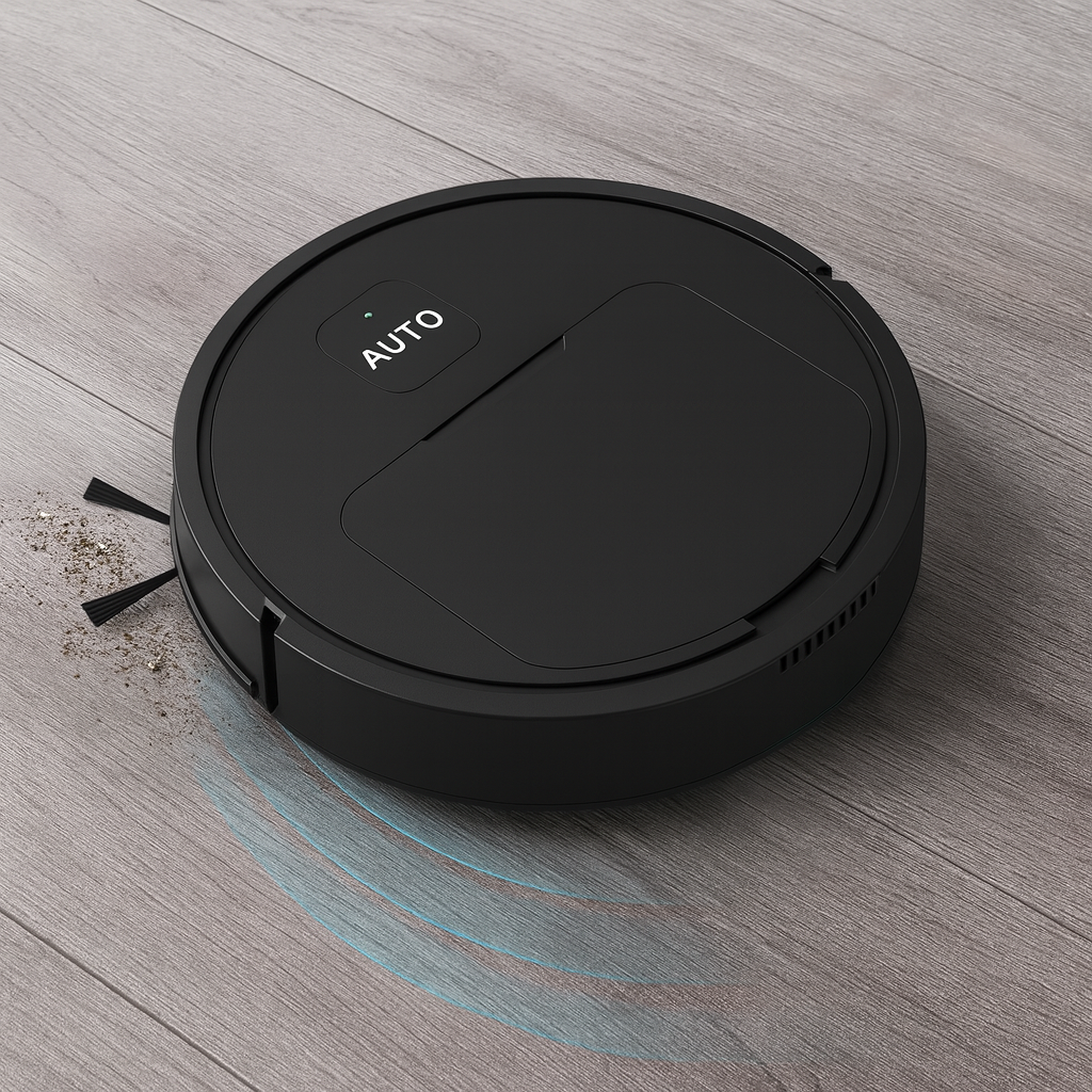 2-in-1-Roboterstaubsauger zum Saugen und Wischen mit Navigation für Hartholzböden, Fliesenböden und kurzflorige Teppiche | Sansoti