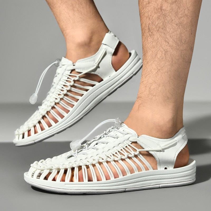 Gevlochten Dames Sandalen – Ademend Design – Lichtgewicht Zomerschoeisel – Flexibele Gummizool – Meerdere Kleuren Verkrijgbaar | Sansoti