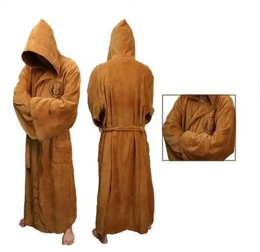 Flanellen Ochtendjas Heren met Capuchon – Zachte Warme Homewear Loungejas voor Koude Winteravonden en Ontspanning | Sansoti