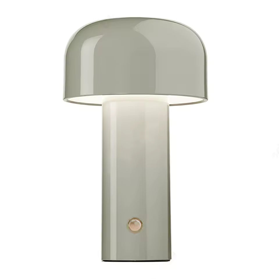 Pilz-Tischleuchte, LED, wiederaufladbar, Touch-Dimmung, Stimmungsleuchte, modernes Design, dekorative Beleuchtung, kabellos | Sansoti