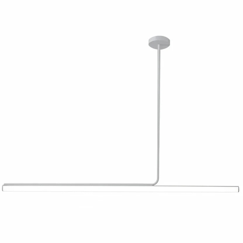 Asymmetrische T-Bar-Hängeleuchte aus Metall und Acryl, dimmbare LED-Beleuchtung für Esszimmer, Kücheninsel und Wohnzimmer, modern | Sansoti