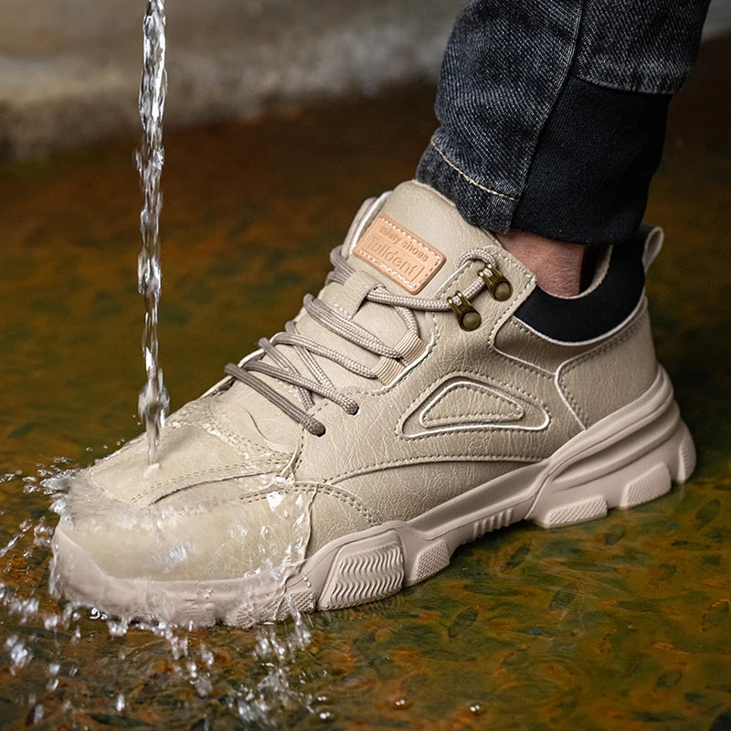 Industrielle Sicherheitsschuhe für Herren mit verstärkter Zehenkappe | Schutzschuhe für die Arbeit, durchtrittsicher | Sansoti
