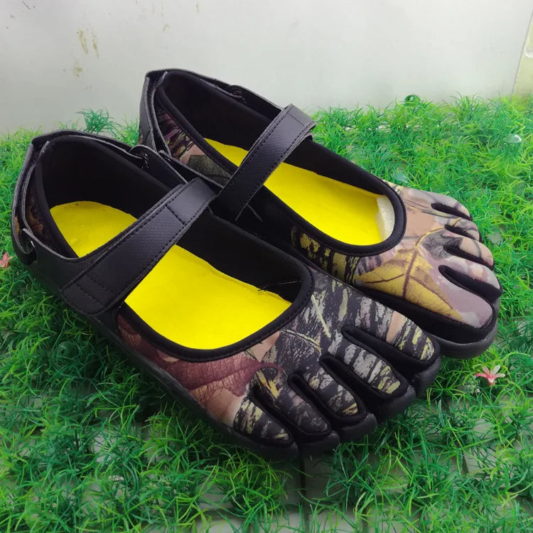 Chaussures à cinq orteils en cuir unisexes, à séchage rapide, légères, pour l’extérieur, de randonnée, respirantes et résistantes à l’eau, pieds nus | Sansoti