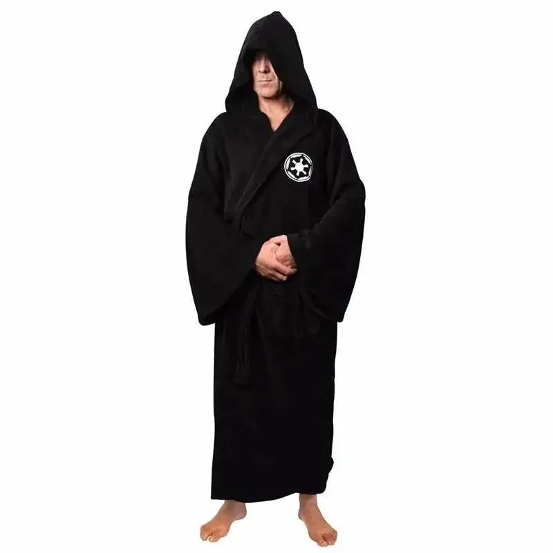 Flanellen Ochtendjas Heren met Capuchon – Zachte Warme Homewear Loungejas voor Koude Winteravonden en Ontspanning | Sansoti