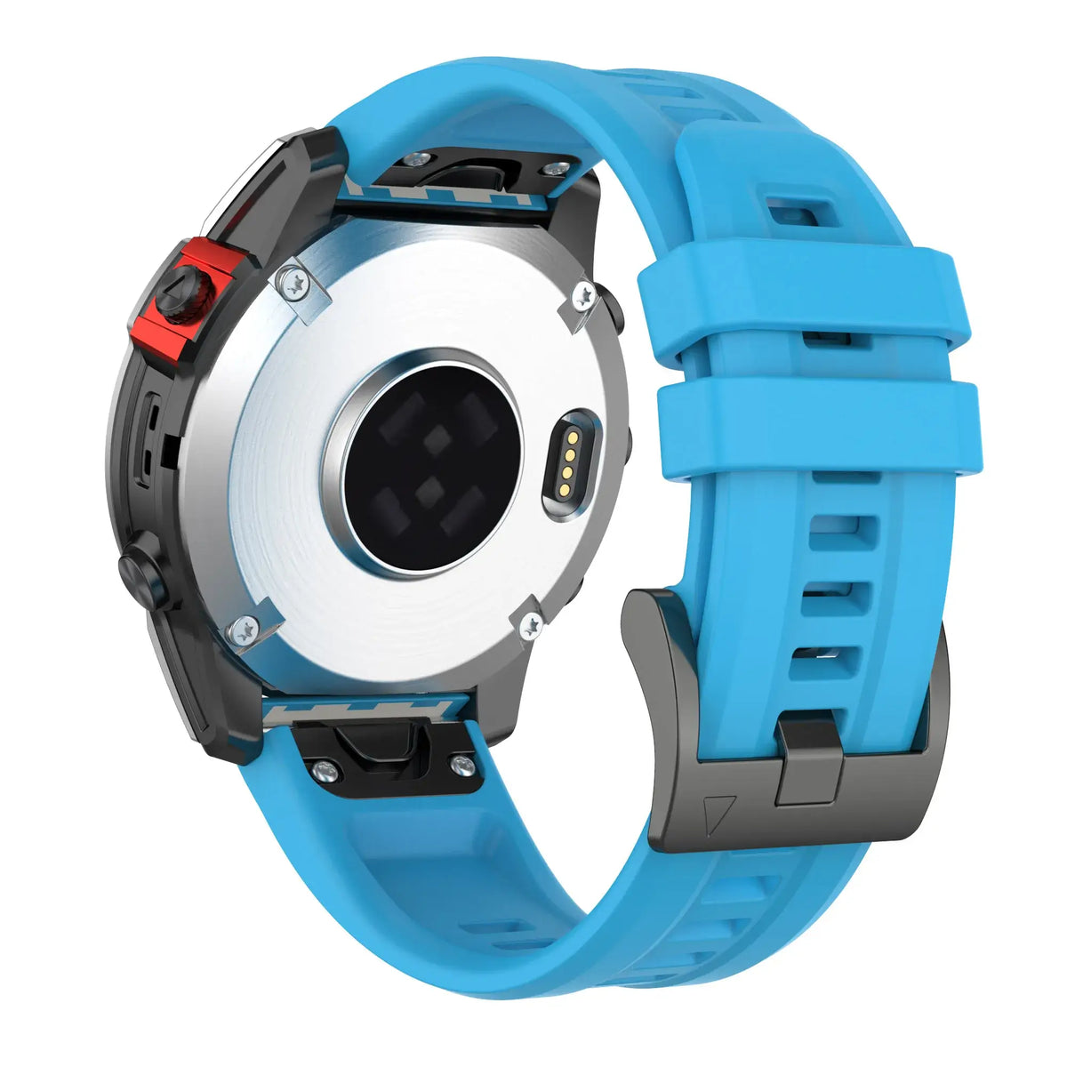 Siliconen Smartwatch Band 20mm 22mm 26mm Verstelbaar Sporthorloge Polsband Vervangingsbandje Comfortabel | Sansoti