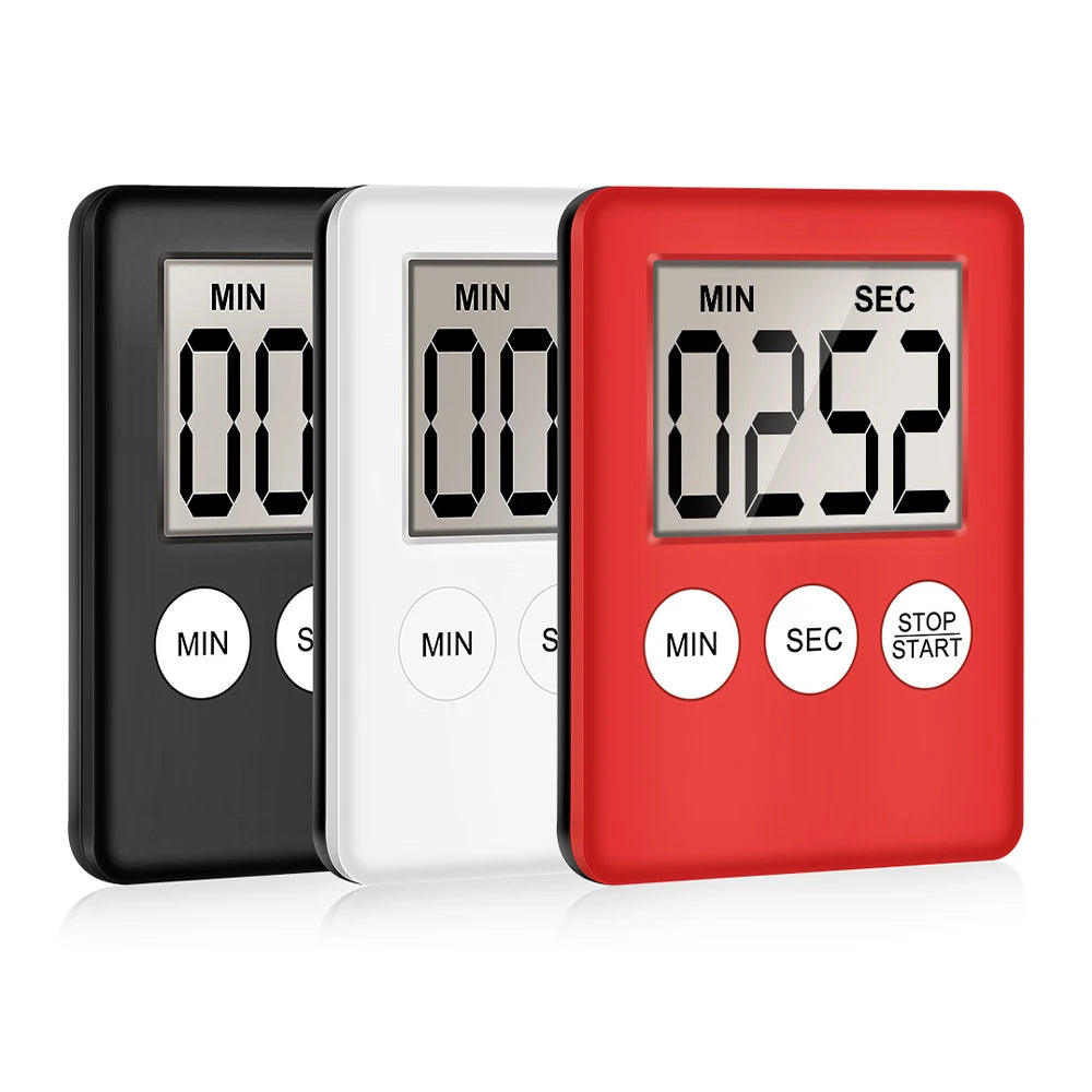 Digitale Keukentimer Magneet LCD Kompakt Keuken Aftellen Countdown Timer Eieren Pasta Koken | Sansoti
