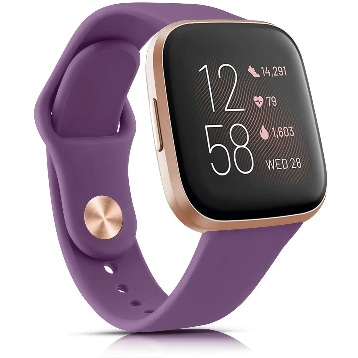 Wasserbeständiges, verstellbares Silikon-Smartwatch-Armband, Sportuhr-Armband, kompatibel mit Fitbit, aktiv | Sansoti
