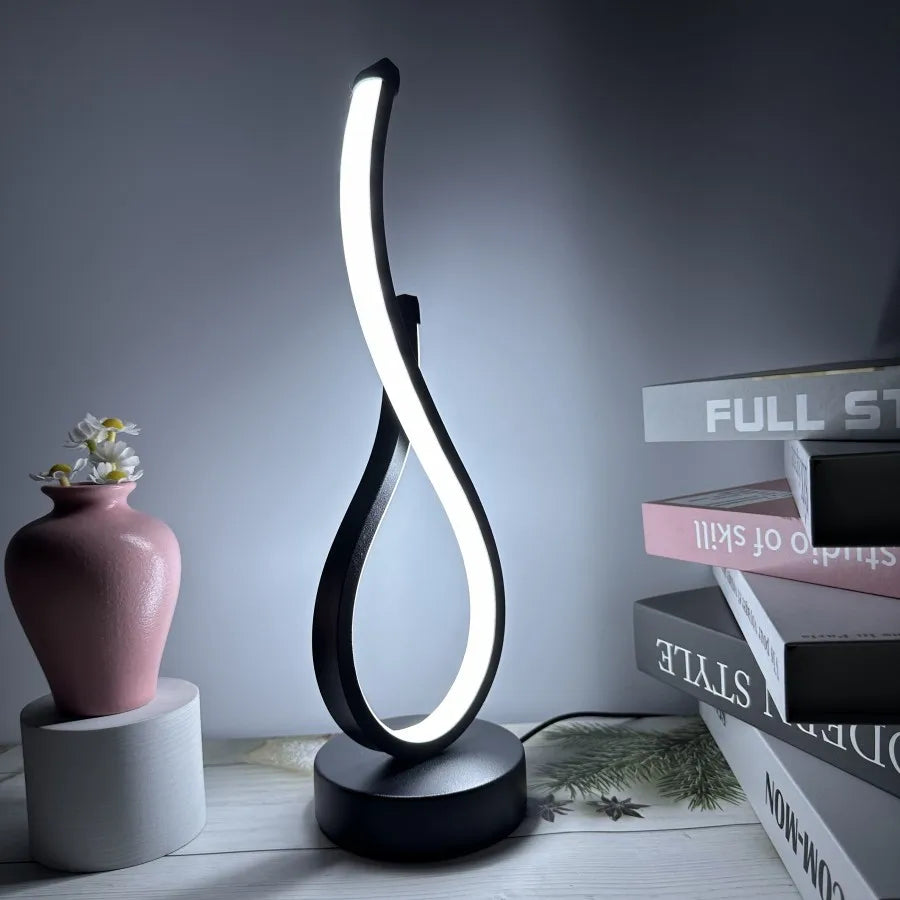 Dimmbare LED-Tischlampe mit 3 Lichtfarben – Kabellose wiederaufladbare Stimmungsleuchte für Schlafzimmer & Wohnzimmer | Sansoti