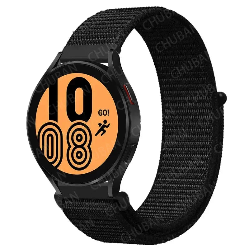 Nylonowy pasek sportowy do smartwatcha 20mm 22mm Oddychający Lekki Pasek typu Loop na nadgarstek Regulowany Trening Fitness | Sansoti