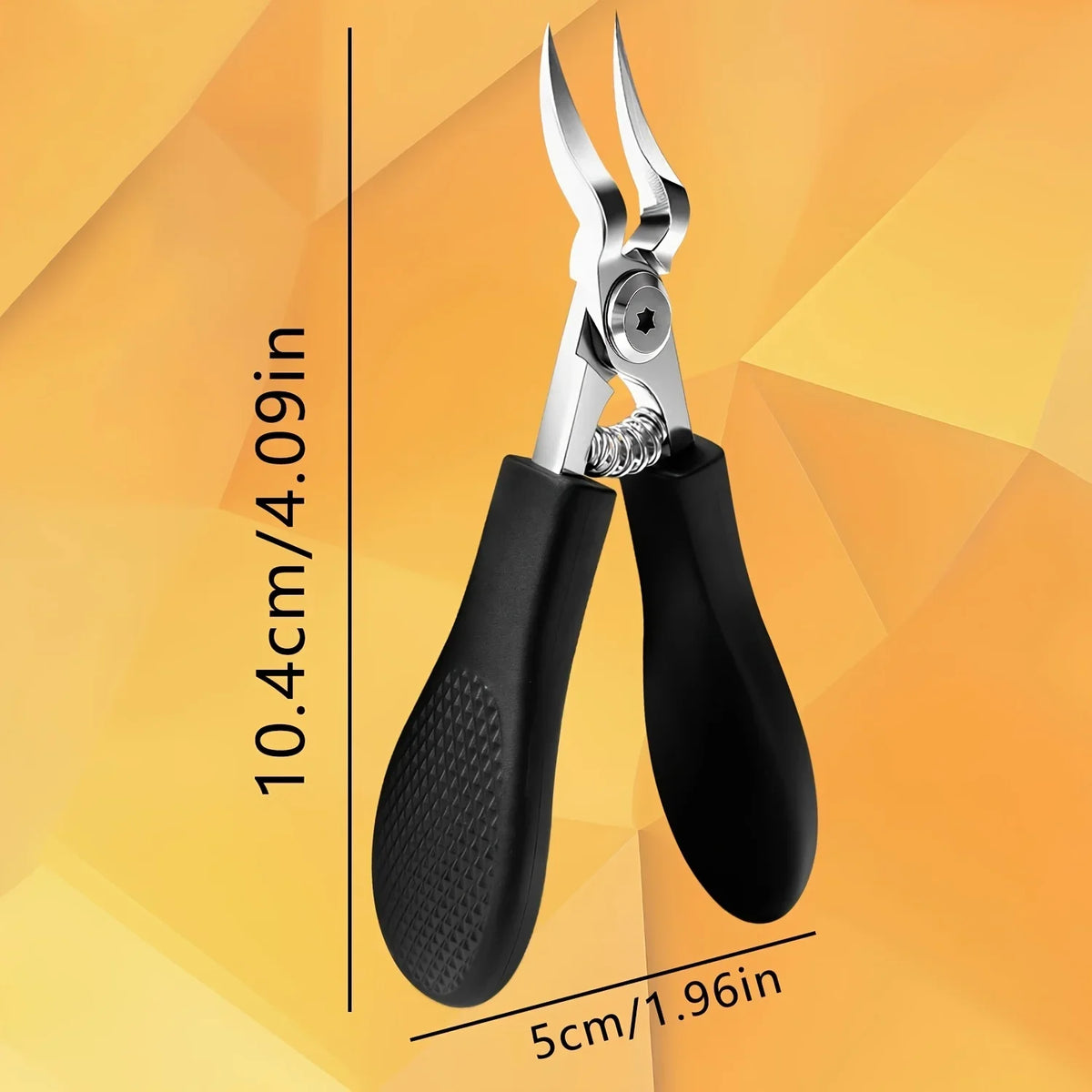 Steel Toenail Clippers with Serrated Blade for Thick Ingrown Nails, Unisex Pedicure Tool for Feet | Sansoti