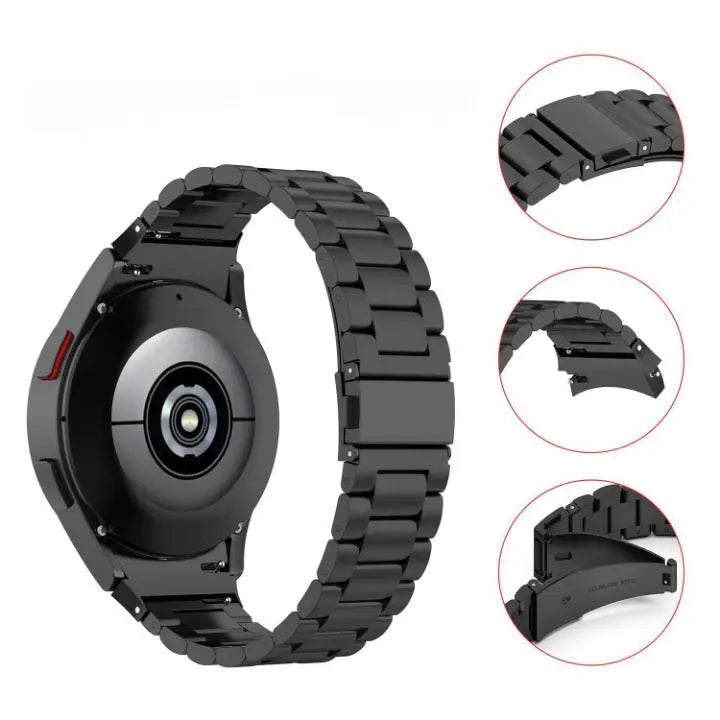 Metal Smartwatch Band 40mm 44mm 42mm 46mm 45mm Adjustable Stainless Steel Universal Watch Strap Stylish Comfort | Sansoti