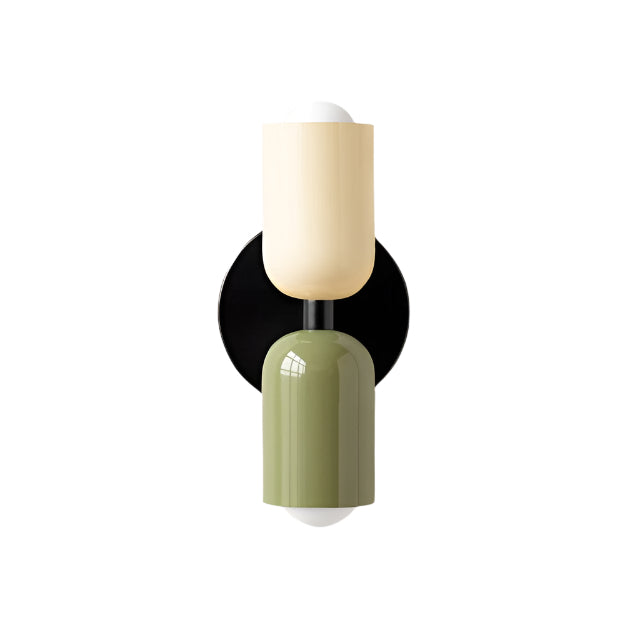 Wandlamp Dubbel Verstelbaar LED Crème Roze Groen Scandinavisch Design Woonkamer Slaapkamer Leeslamp Sfeerverlichting | Sansoti