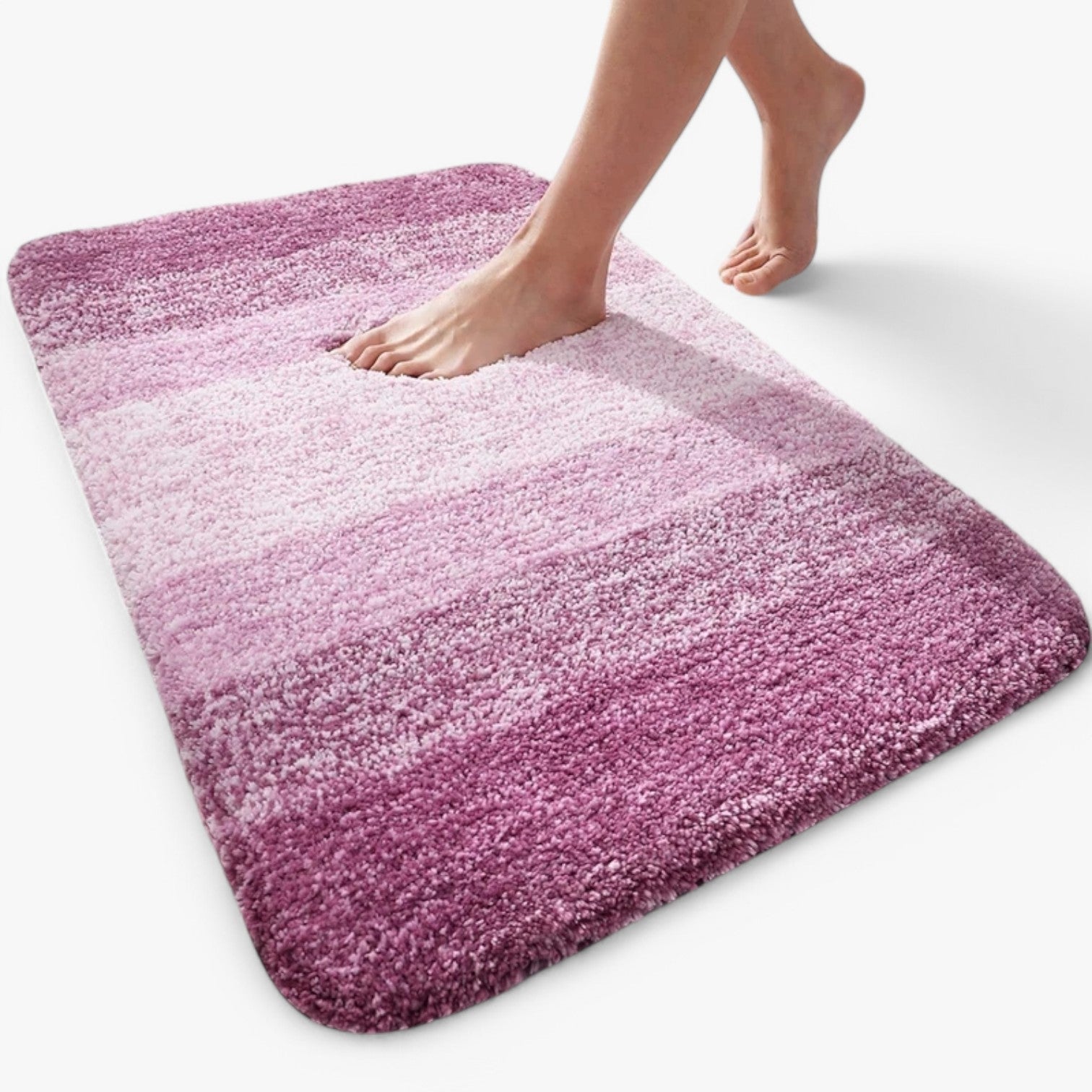 Tapis de bain antidérapant de luxe en microfibre – Séchage rapide et doux 41x61 à 61x119 cm | Restfield