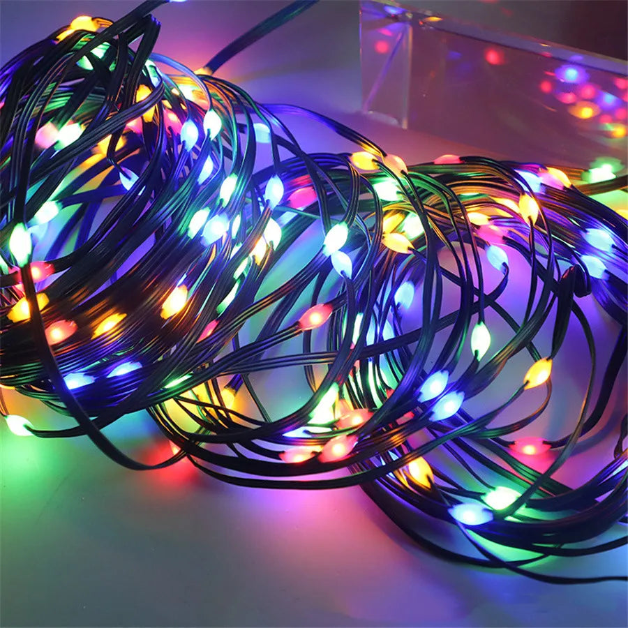 LED Lichtsnoer Buiten Slinger IP65 Tuinverlichting Balkon Terras Flexibel Lichtkabel Decoratief Feestverlichting | Sansoti