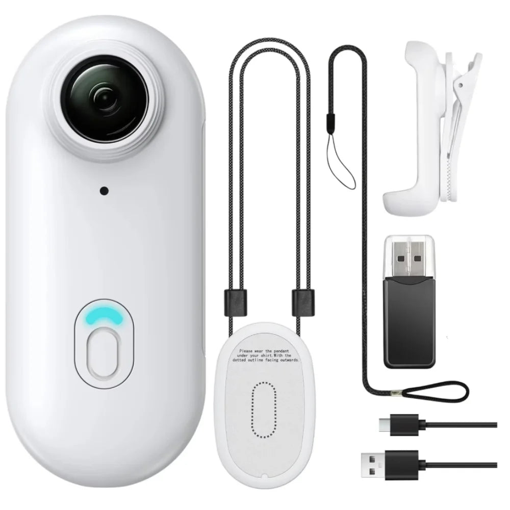 Compacte 4K WiFi Actiecamera – Magnetische Bevestiging, Waterdicht tot 30m, Ultra-Licht Bodycam voor Sport en Vlogging | Sansoti
