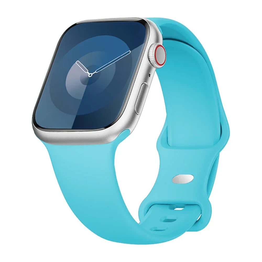 Bracelet de montre en silicone résistant à l’eau, bracelet de sport flexible 38-49 mm pour smartwatch, bracelet de poignet remplaçable et réglable | Sansoti
